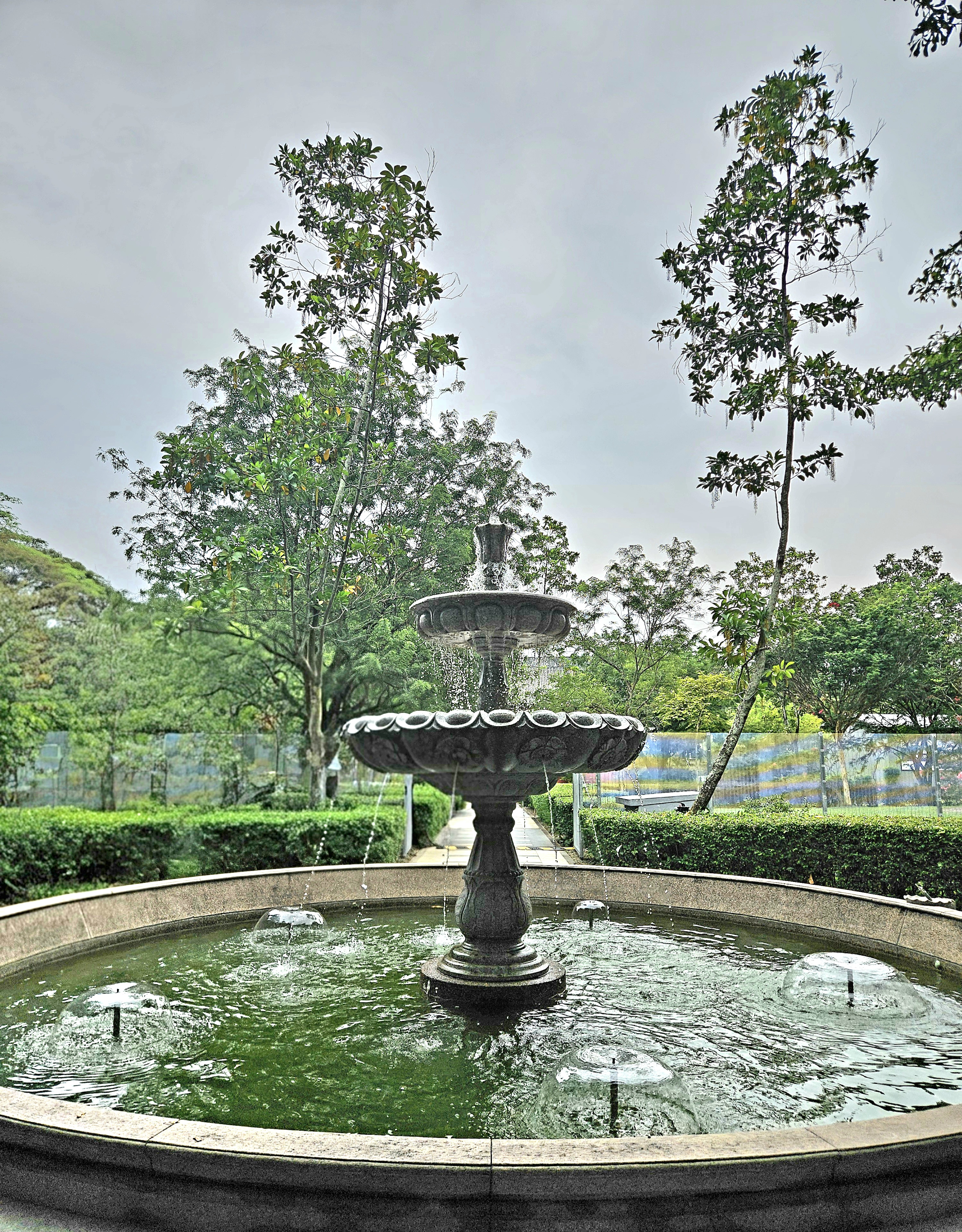 The serene garden at Cheras Memorial Park